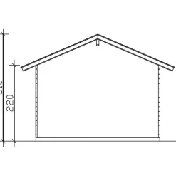 Pihasauna Skan Holz 7,7 + 4,5m²