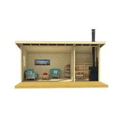 Pihasauna Tene Moderni 19, 13m²