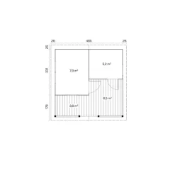 Pihasauna Tene Otto, 23.4m²