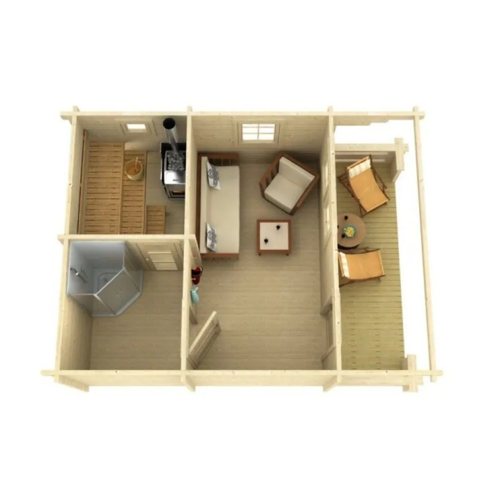 Pihasauna Tene Pekka 23.9m²