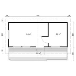 Pihasauna Tene Piha-Tuuri 19, 13m²