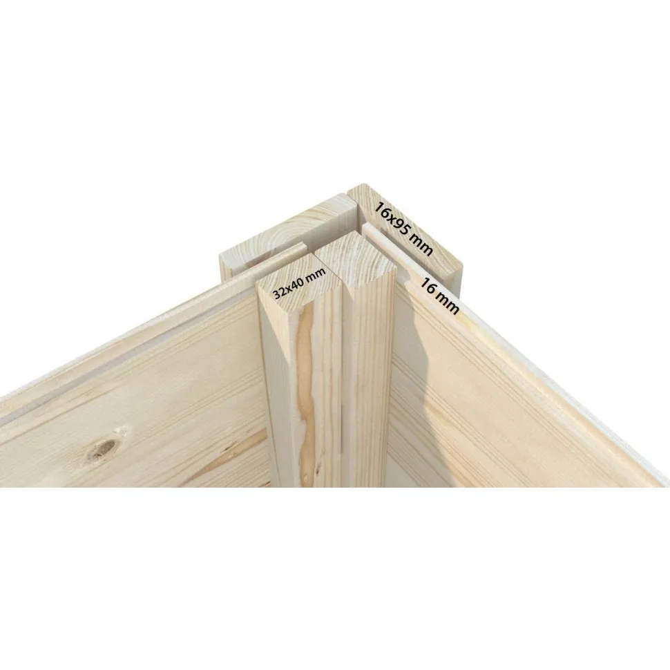 Pihavaja Palmako Leif 3,0+2,9 m² EL16-3717