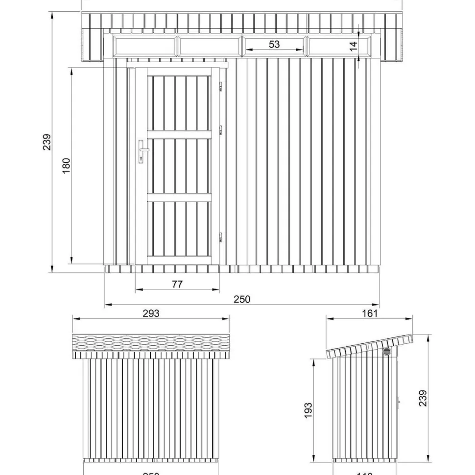 Pihavaja Timbela LP SmartSide M901-M904, eri kokoja