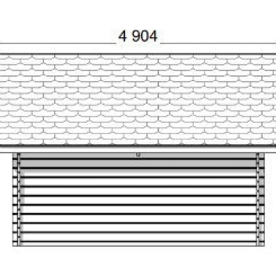 Pihavarasto/lato LP Garden R-L, 16m², rakomallinen