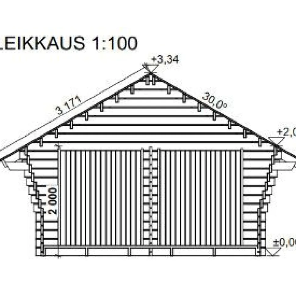 Pihavarasto/lato LP Garden R-L, 16m², rakomallinen