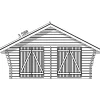 Pihavarasto/lato LP Garden R-XXL, 25m², rakomallinen