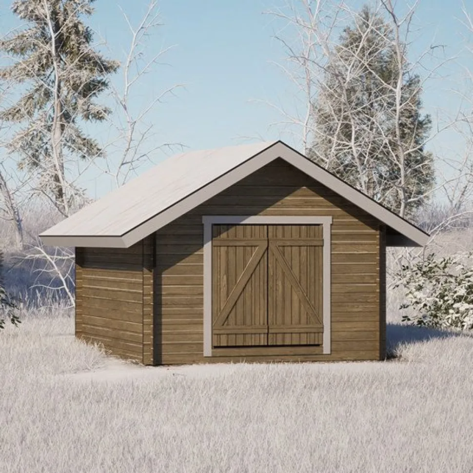 Pihavarasto/lato LP Garden S-M, 10.5m², suoraseinäinen