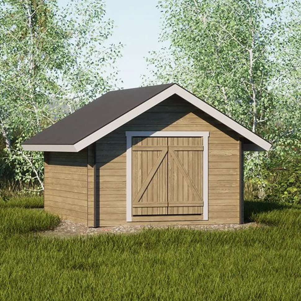 Pihavarasto/lato LP Garden S-M, 10.5m², suoraseinäinen