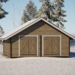 Pihavarasto/lato LP Garden S-XXL, 25m², suoraseinäinen