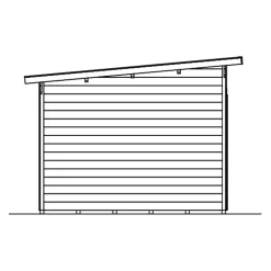 Pihavarasto Skan Holz Flex 13,5 m²