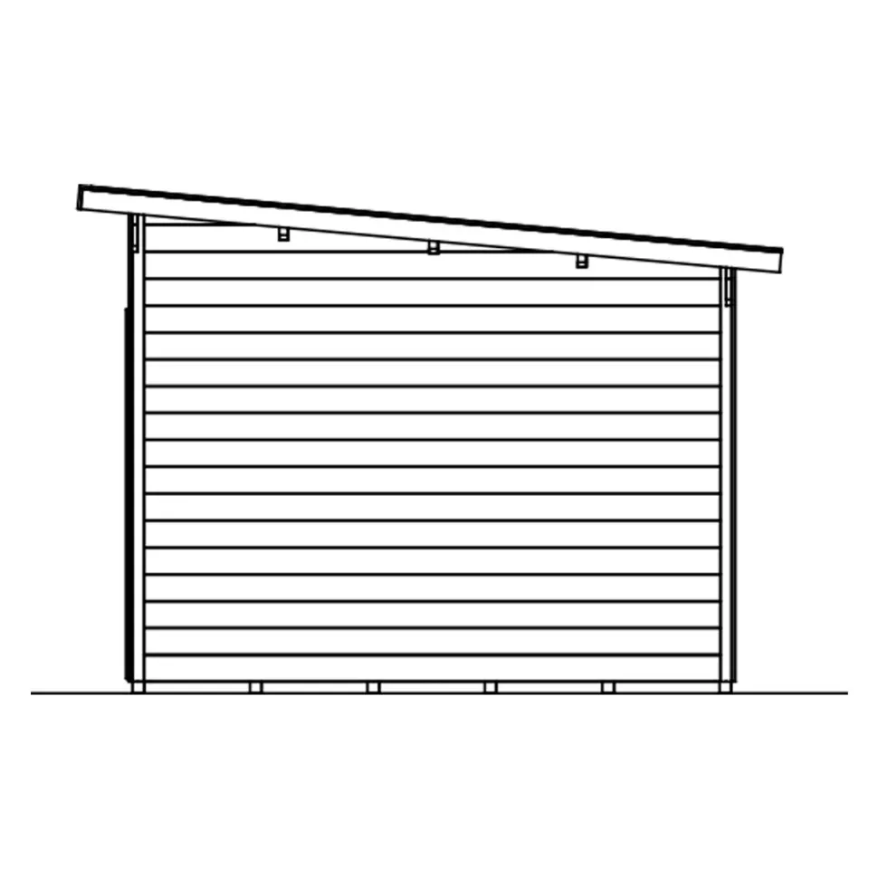 Pihavarasto Skan Holz Flex 13,5 m²