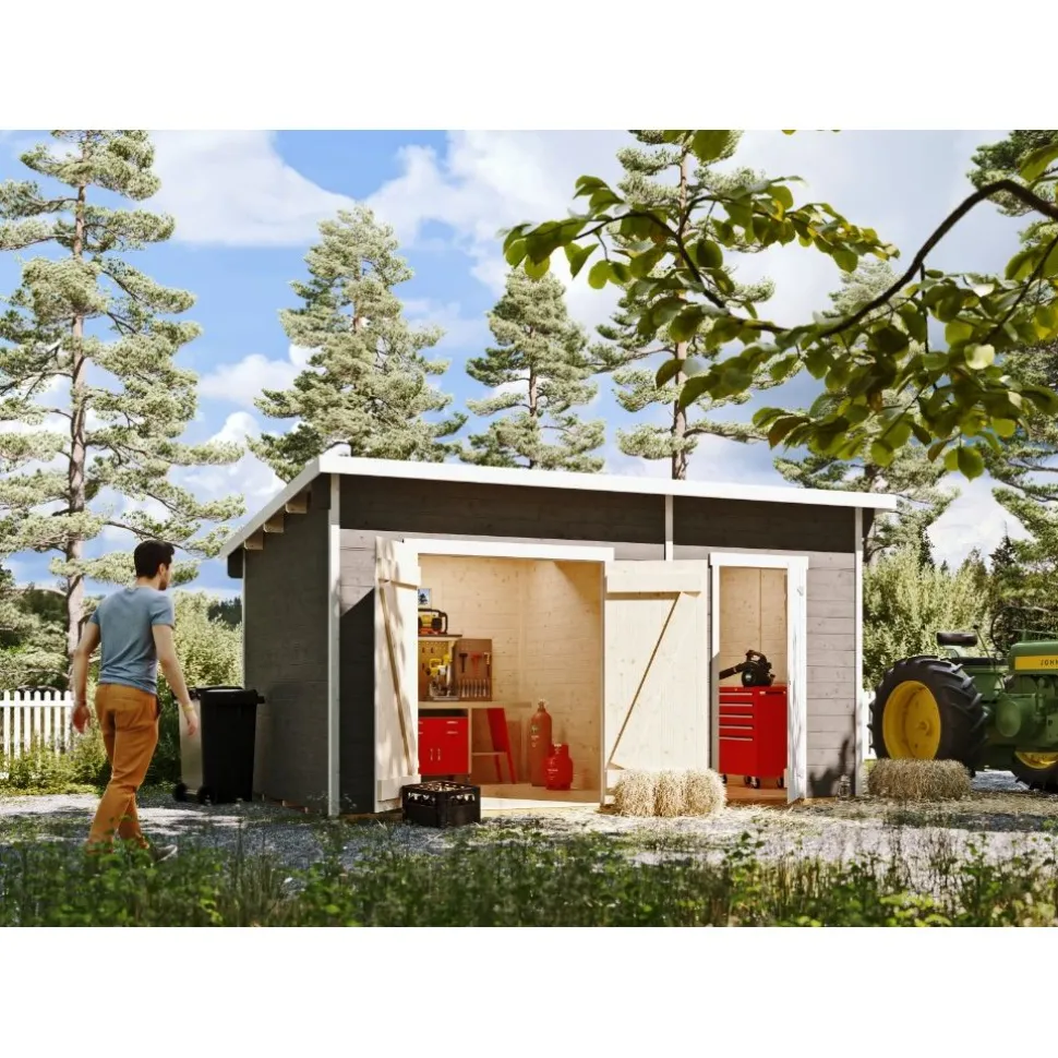 Pihavarasto Skan Holz Flex 13,5 m²