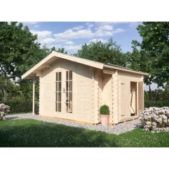 Pihavarasto Skan Holz Multi 45 8,4 + 1,7 + 0,9 m²