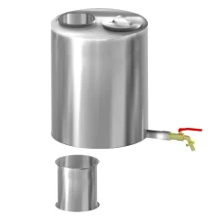 Piippusäiliö Schiedel Ø 115 mm piippuihin kirkas rst