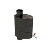 Piippuvesisäiliö Vilpra, ∅115mm, 24l, musta