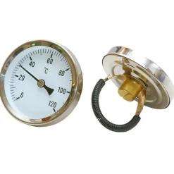 Pintalämpömittari halk. 63 0-120ºC jousella