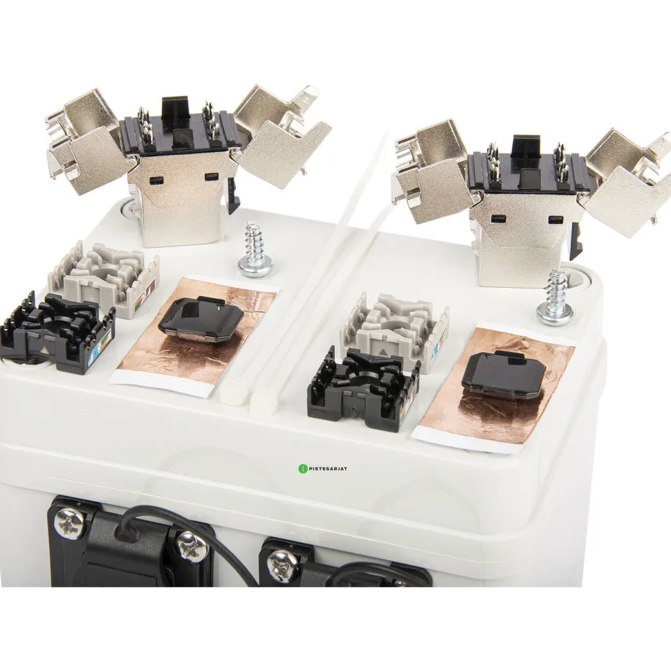 Pintarasia Pistesarjat IP67, 2xCat6a Keystone