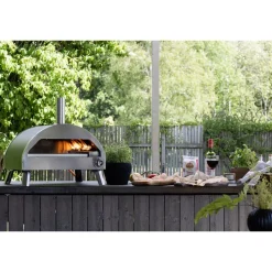 Pizzauuni Venture Home Kerang, kaasulämmitteinen, hopea