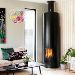 Pönttöuuni Tiileri Aida Lilja 1650-2250x700mm varaava