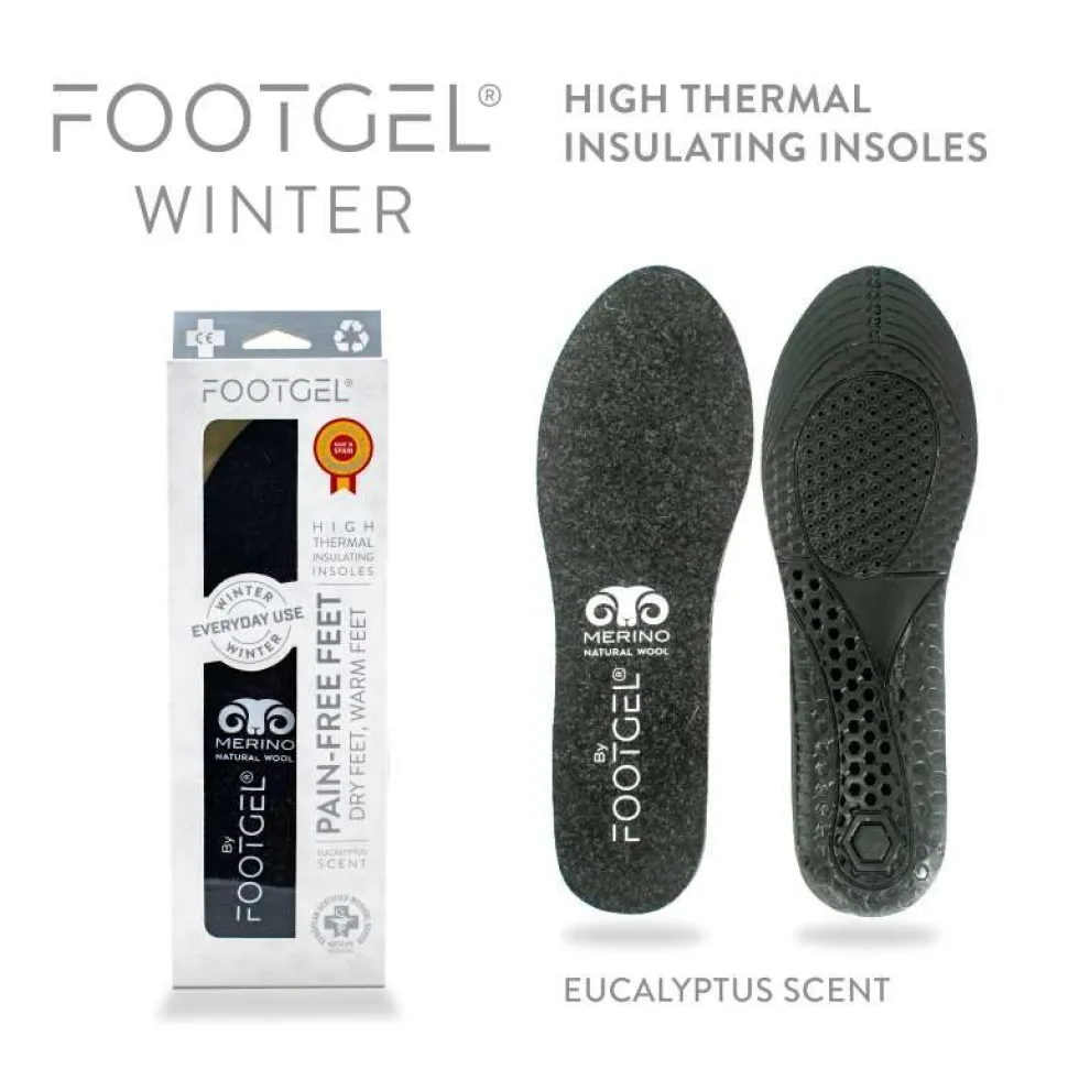 Pohjalliset Footgel Winter Everyday Use, koko 41–46
