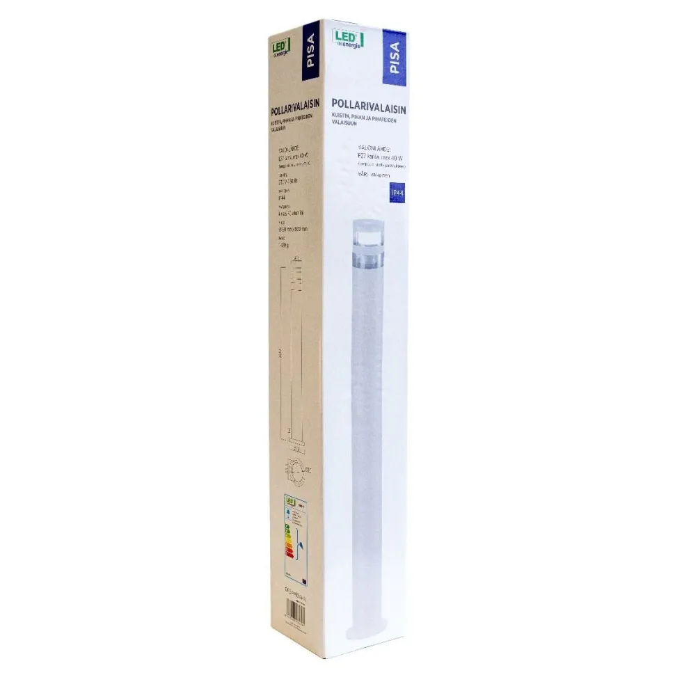 Pollarivalaisin LED Energie Pisa E27 800 mm pyöreä eri värejä