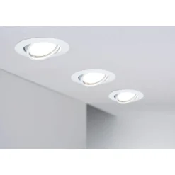 Polttimo Paulmann Standard 230V LED Reflector GU10 Flat 37mm, 3-Step-Dim, valkoinen, eri vaihtoehtoja