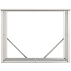 Polttopuukatos Fornorth 242x89x190cm, 2.15m²