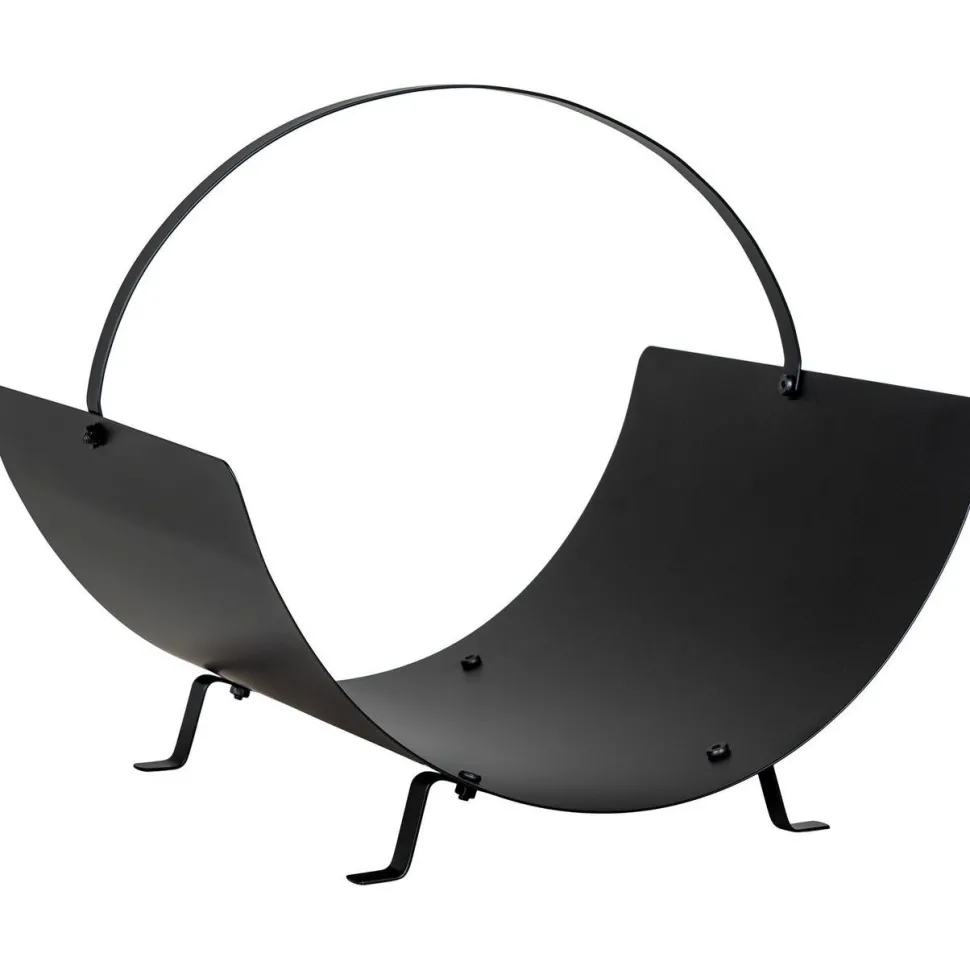 Polttopuukori/-teline House Nordic Tires, 40x35x33.5cm, musta teräs
