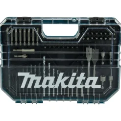 Poranterä- ja ruuvinkärkisarja Makita E-15126 75 osaa