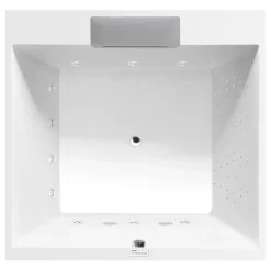 Poreamme Interia Came Falls Highline Hydro, 1750x1750x500mm, 720l, valkoinen