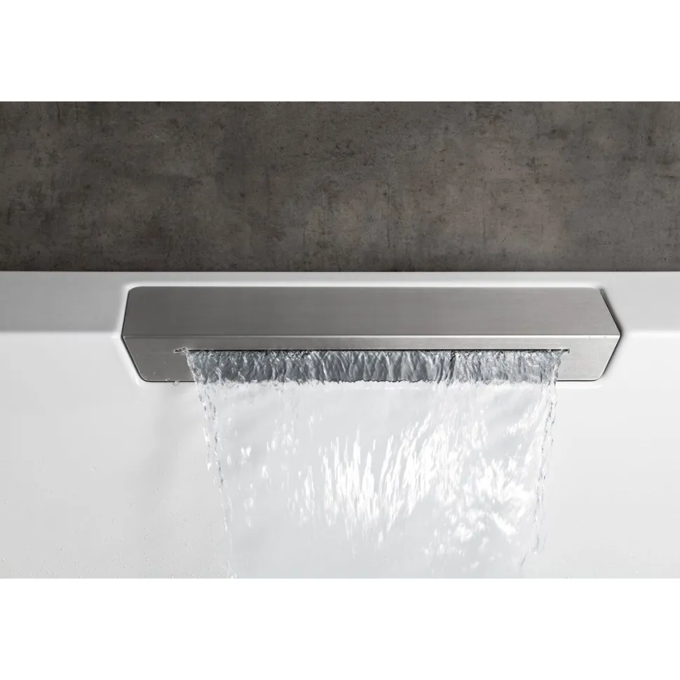 Poreamme Interia Came Falls, 1750x1750x500mm, 720l, valkoinen