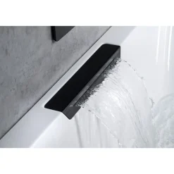 Poreamme Interia Cascata Highline Hydro, 1850x850x450mm, 290l, musta/valkoinen