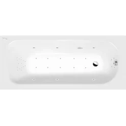 Poreamme Interia Laura Highline Hydro-Air, 1600x700x390mm, 155l, valkoinen