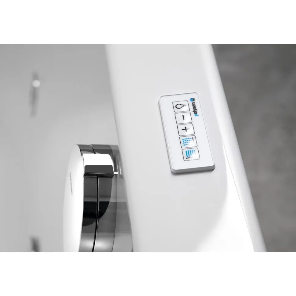 Poreamme Interia Lily Highline Hydro-Air, 1700x700x390mm, 213l, valkoinen