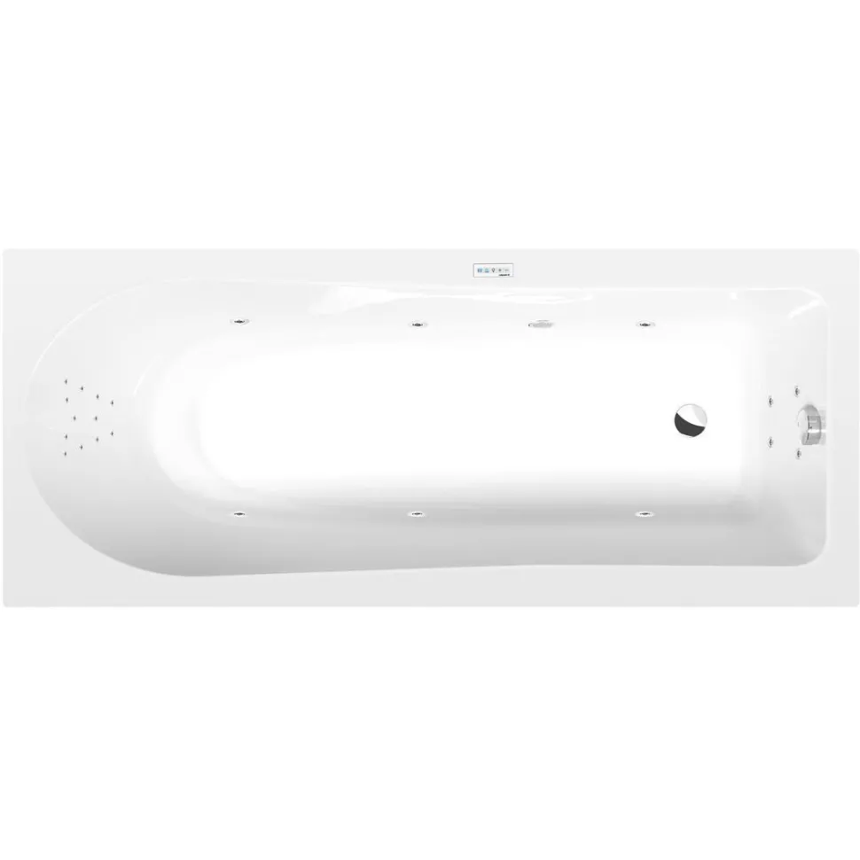 Poreamme Interia Lisa Highline Hydro, 1700x700x470mm, 250l, valkoinen