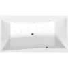 Poreamme Interia Quest Highline Hydro-Air, 1900x1000x490mm, 480l, valkoinen