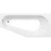 Poreamme Interia Tigra Attraction Hydro, 1500x750x460mm, oikea, 180l, valkoinen