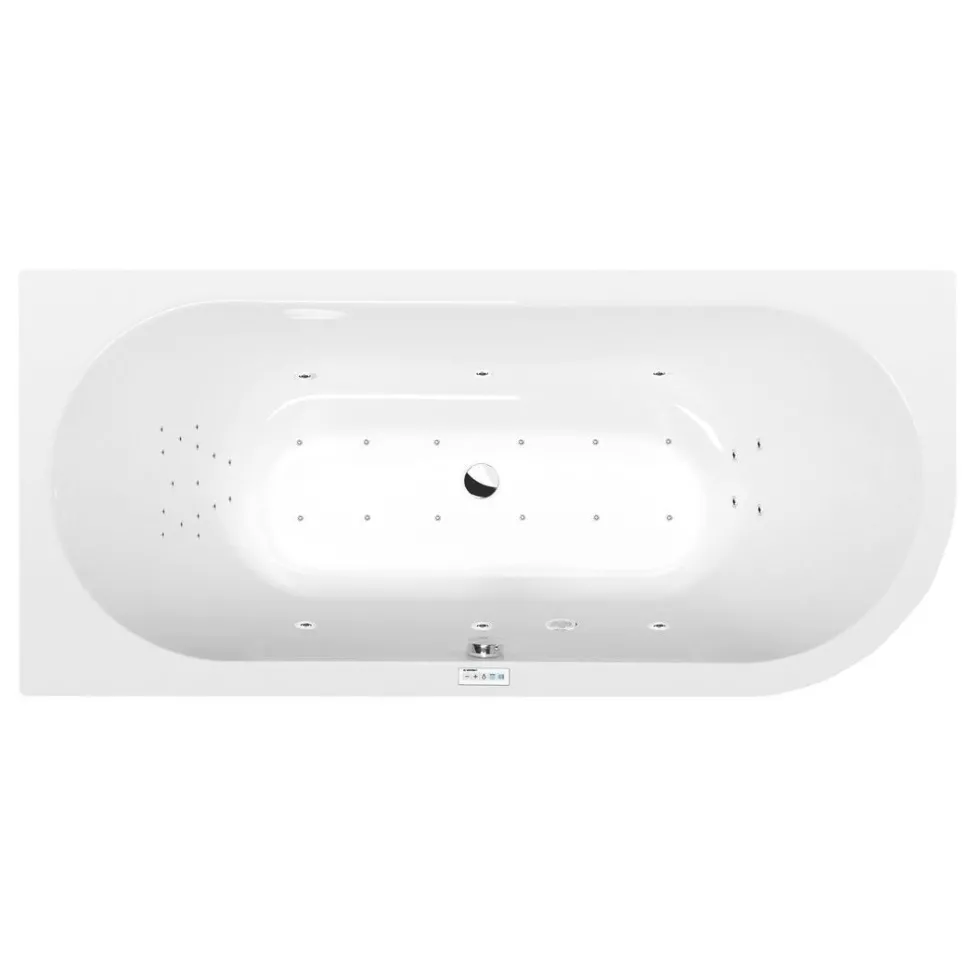 Poreamme Interia Viva Highline Hydro-Air, 1750x800x470mm, vasen, 235l, valkoinen