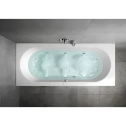 Poreamme Interia Viva Highline Hydro-Air, 1750x800x470mm, 235l, kulmikas, valkoinen