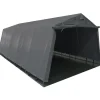 Pressutalli Prohall Grey 6x3,2x2,2 m oviaukko 2x3,2-2,4m 500g/m2