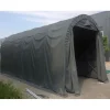Pressutalli Prohall XXL 4,5x9m oviaukko 4.3x2.88m 500g/m2 harmaa