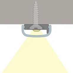 Profiili LED-nauhalle Hide-a-lite Art Slim 2m alumiini