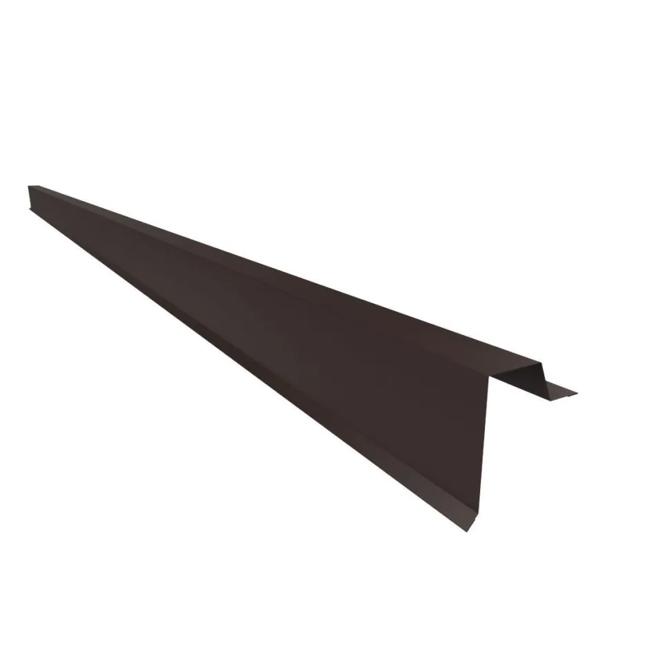Päätylista Ruukki Classic pystysaumakatteille, 3m, Pural BT matta, eri värejä
