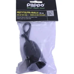 Päätytulppa haalla Piippo Ø 36mm pulverimaalattu musta
