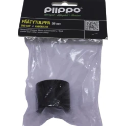 Päätytulppa Piippo Ø 36mm pulverimaalattu musta