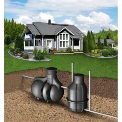 Puhdistamojärjestelmä Wavin BioVision