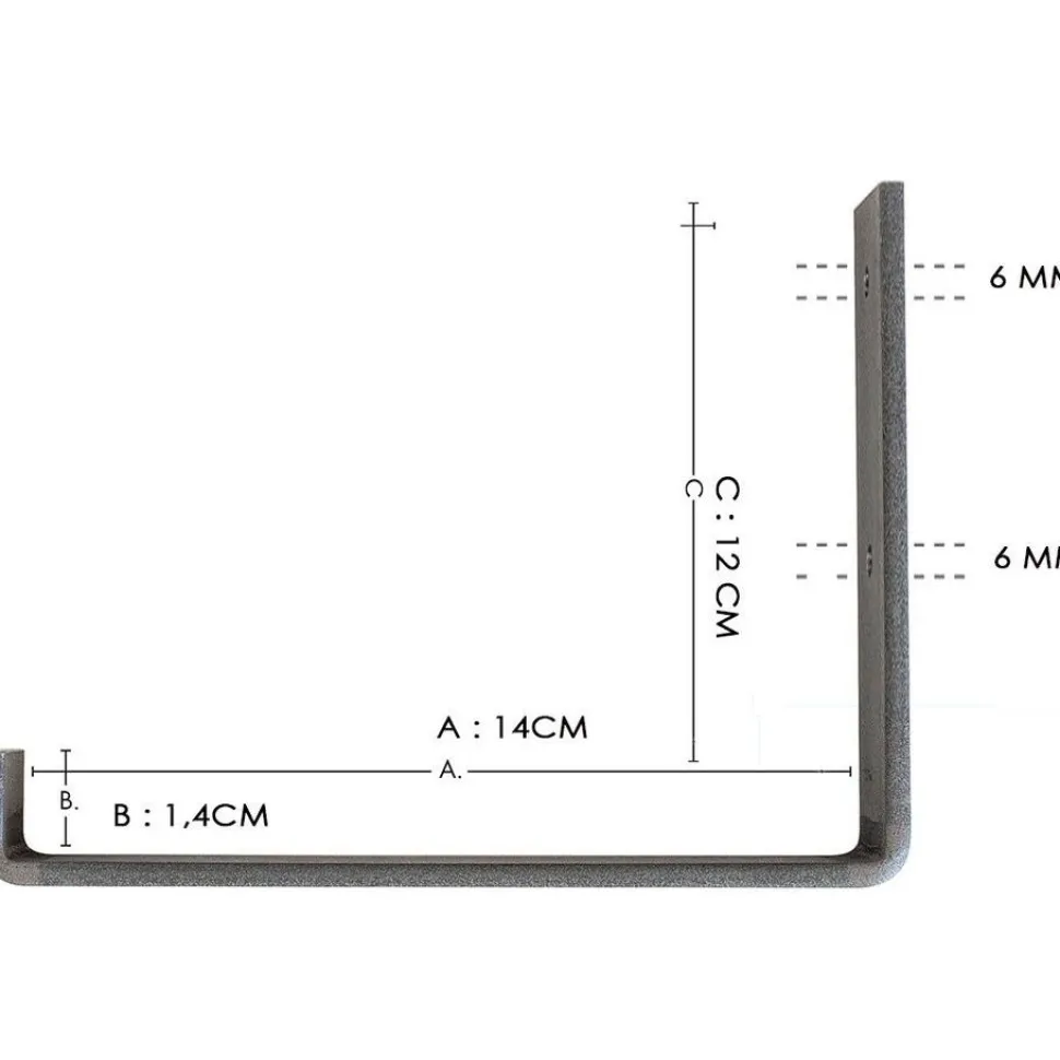 Puinen seinähylly Linento Furniture LAM007, leveys 40cm, tummanruskea