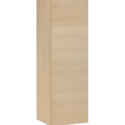 Puolikorkea pyykkikaappi Temal, 123.4x58cm, hyllyillä ja korilla, eri vaihtoehtoja