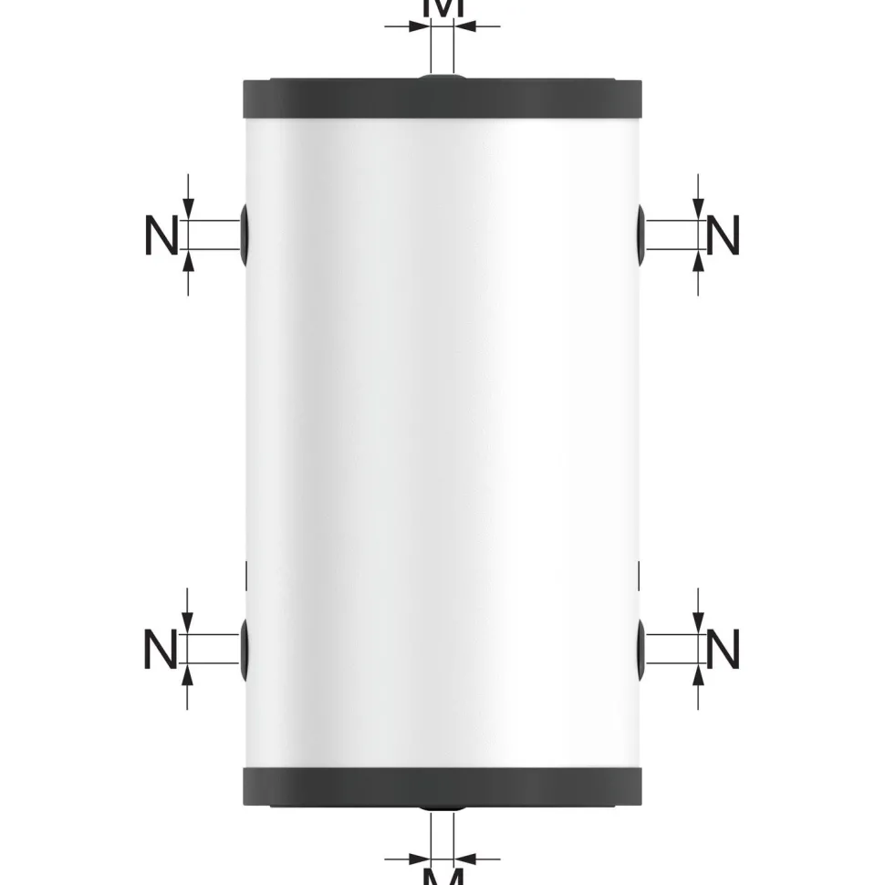 Puskurivaraaja Flamco Flextherm PS-H+ 50, teräs, 10bar
