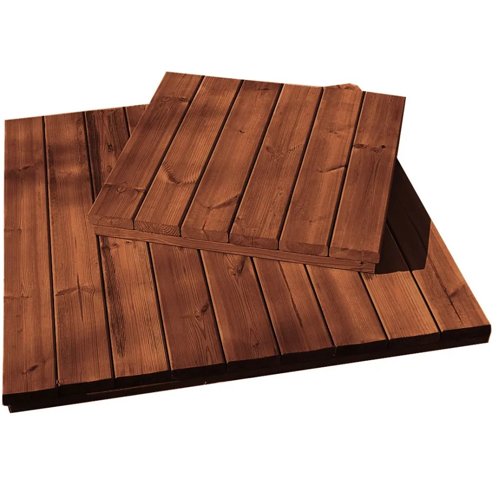 Puulaatta L1652R 500x500x16 mm ruskea